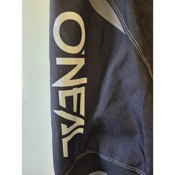 O'Neal Tapered Element Trail Pant Black Gray White Sz 38 Mens Moto